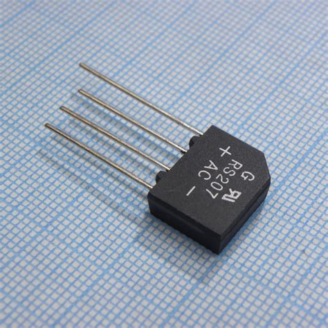 RS207, Диодный мост 2А 1000В Galaxy Microelectronics Co.,Ltd купить ...
