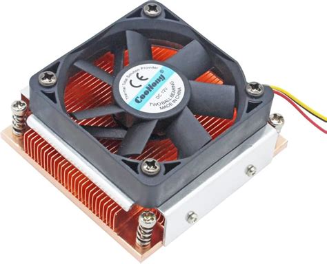 1U Server CPU Cooler Industrial Personal Computer Copper Heatsink