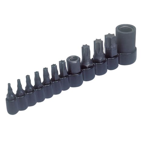 Lisle 12 Piece Master Tamper Resistant Torx Bit Set