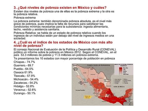 Oportunidades De Desarrollo Vs Pobreza En Mexico Ppt