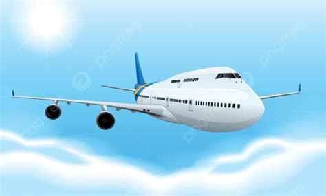 Commerical Aircraft Sky Airline Aeroplane Vector, Sky, Airline ...