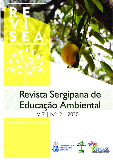 Pdf Revista Sergipana De Educação Ambiental