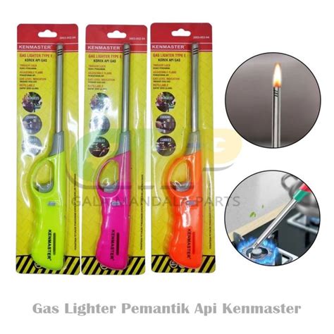 Kenmaster Korek Api Elektrik Pemantik Kompor Gas Lilin Besi Panjang