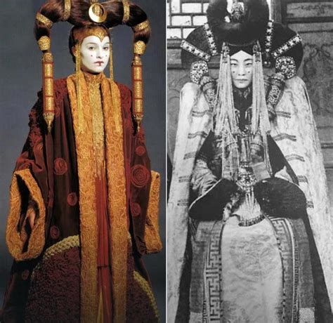 Star Wars character Padme Amidala's outfit inspired by last Mongolian queen consort who was ...