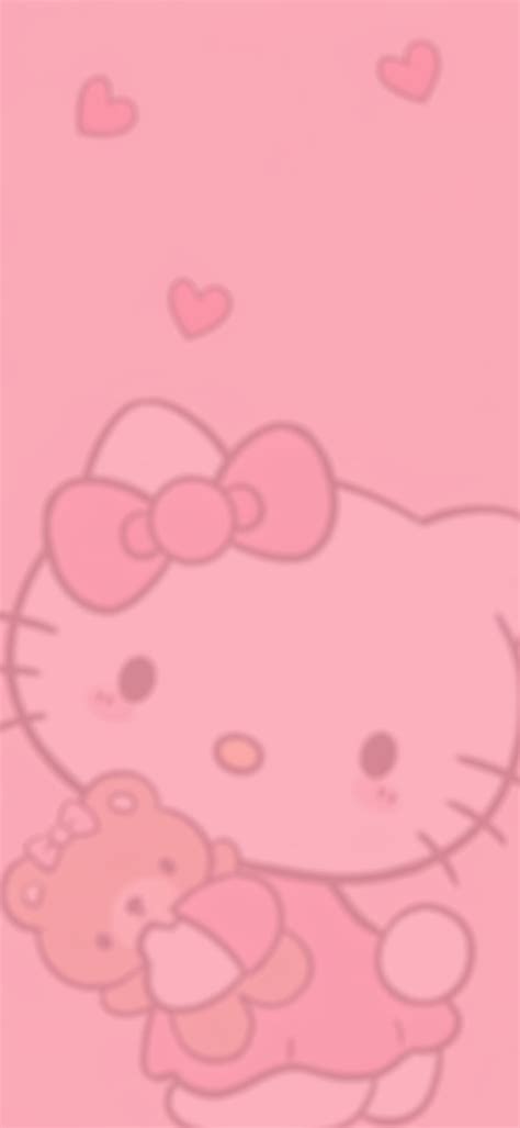 Hello Kitty with Teddy Bear Cute Wallpapers - Pink Wallpapers HD