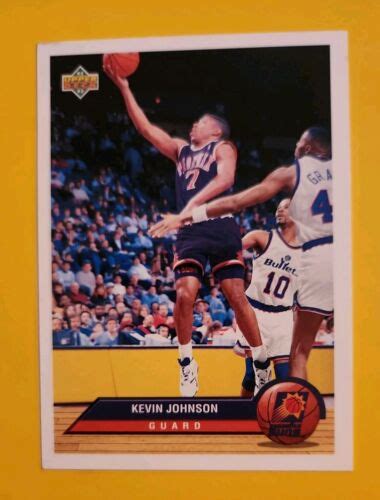 1992 93 Upper Deck McDonalds P32 Kevin Johnson Phoenix Suns EBay