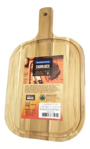 Plato Tabla Madera Asado Tramontina Canaleta Pettish Online