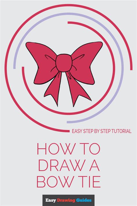 How to Draw a Bow Tie - Really Easy Drawing Tutorial