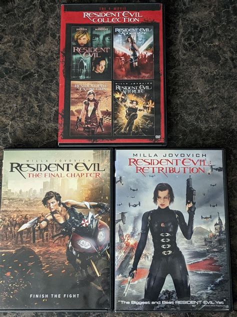 Resident Evil The Complete Collection All 6 Movies Dvd 43396540293