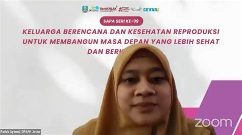 SAPA DP3AK JATIM SERI 99 Keluarga Berencana Kesehatan Reproduksi U