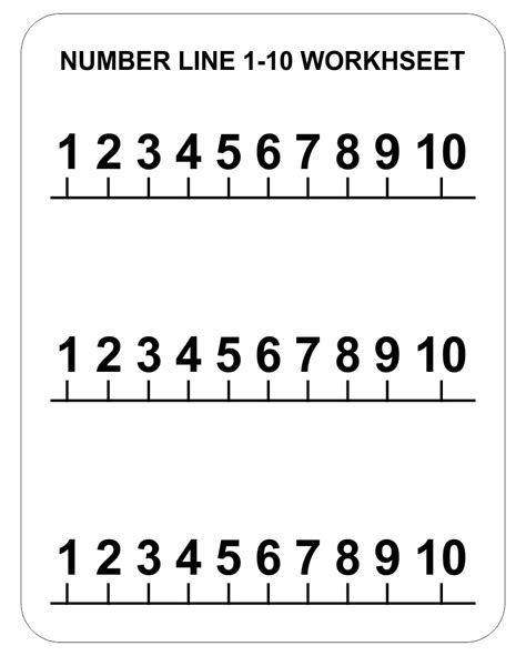 Printable Blank Number Line Printable Jd