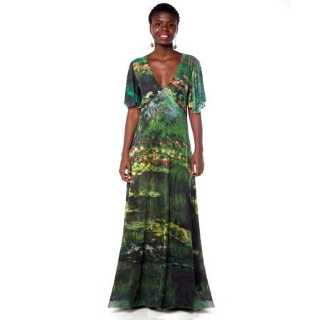 Vestido Torreon Ninf Ias Claude Monet Aline Place