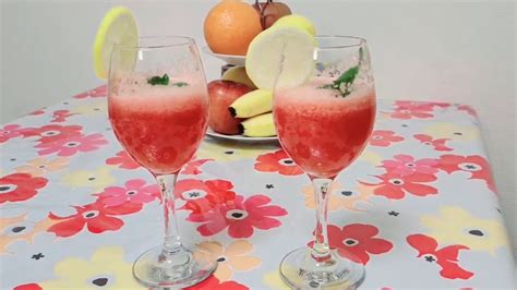 Watermelon Juice How To Make Watermelon Juice A Very Easy And Simple Way তরমুজের জুস Youtube