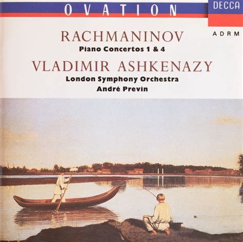 Piano Concertos 1 4 Sergei Vasilyevich Rachmaninoff Vladimir