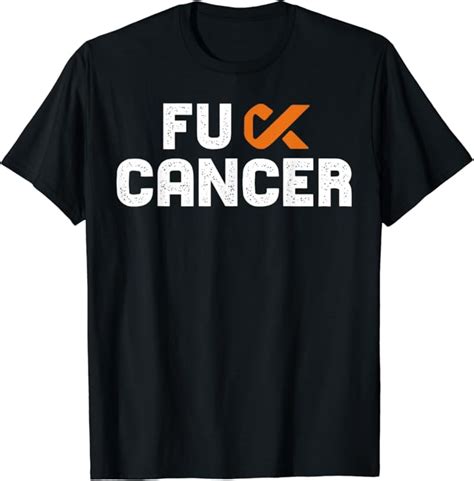 Fuck Cancer Tshirt Fu Cancer T Shirt Fuck Cancer Awareness T Shirt Uk Fashion