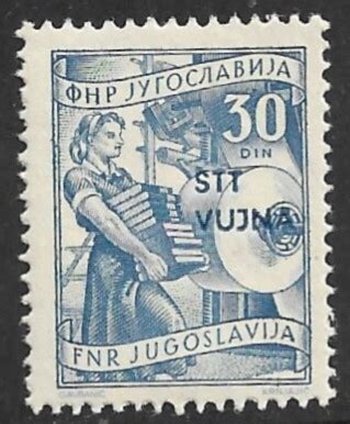 Yugoslavia Trieste Zone B D Book Manufacture Issue Sc Mnh