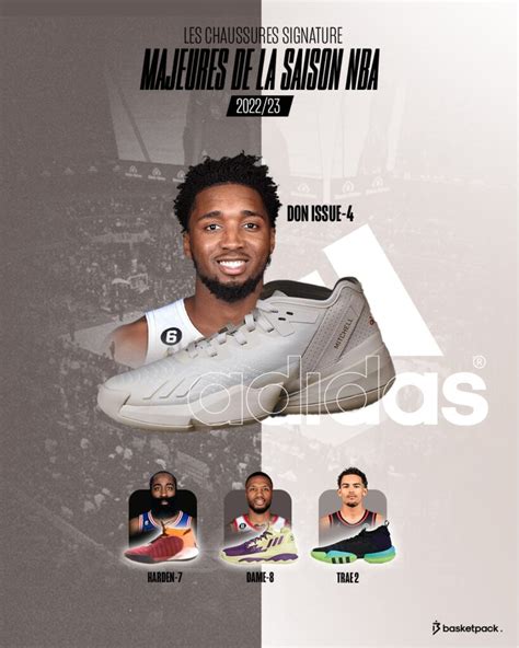 Infographie Les Chaussures Signatures De La Saison Nba 2022 23