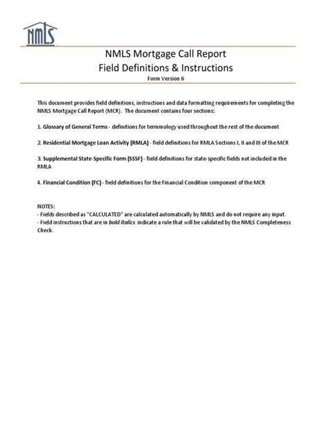 Mcr Definitions Fv6 Pdf Alt A Mortgage Loan