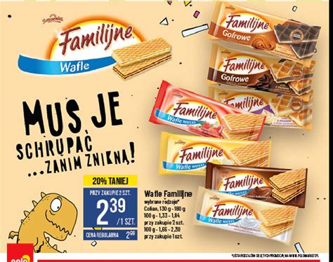 Wafle Czekoladowe Jutrzenka Familijne Cena Promocje Opinie