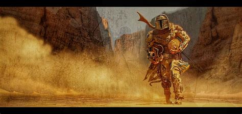 I love the Mandalorian Concept Art in credits - Geeky KOOL