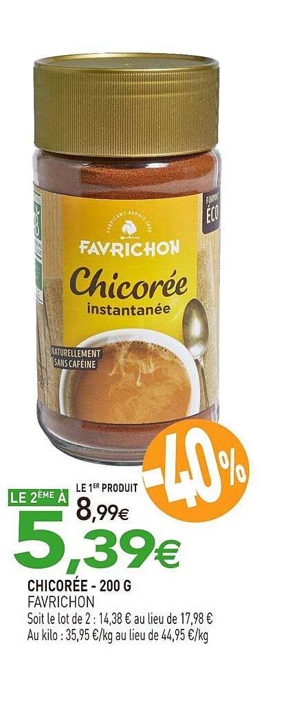 Promo Chicor E Favrichon G Chez Natur O Icatalogue Fr