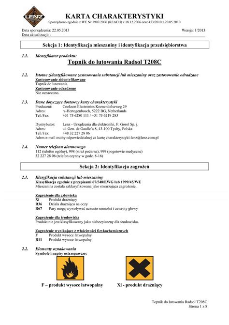 Radsol T208C Lenz