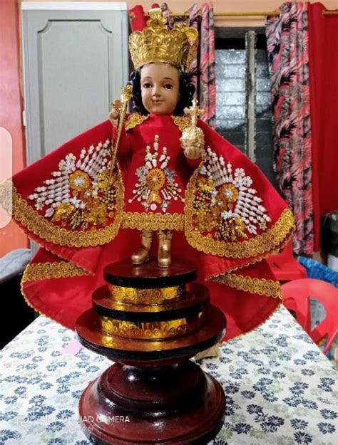 Wooden Inches Sr Sto Nino De Cebu Mahal Nga Senior Santo Ninyo Viva