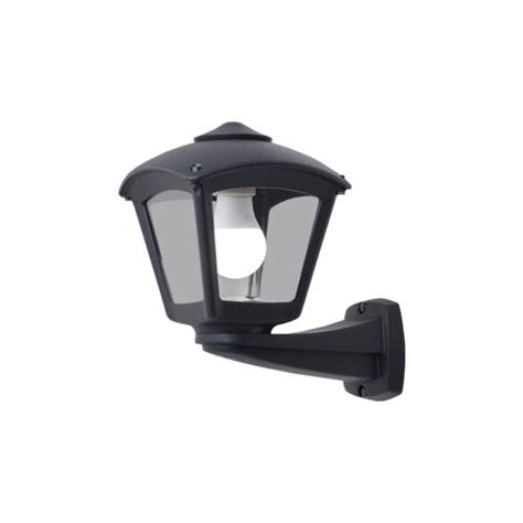 Farol Pared Colonial Tr Negro IP55 E27 NARDO ROBY FL0570 Fivisa