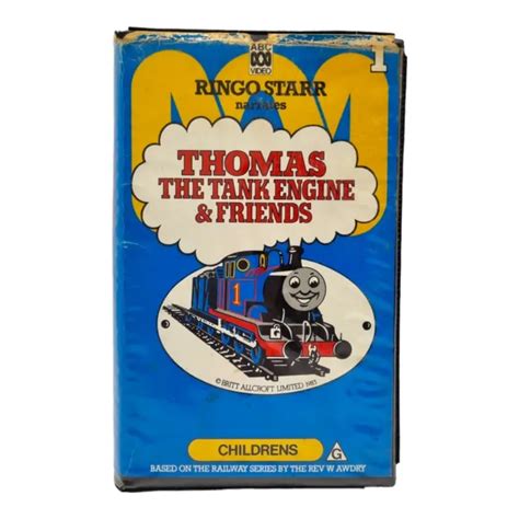 THOMAS THE TANK Engine Friends VHS Tape Clam Shell Case Ringo Starr