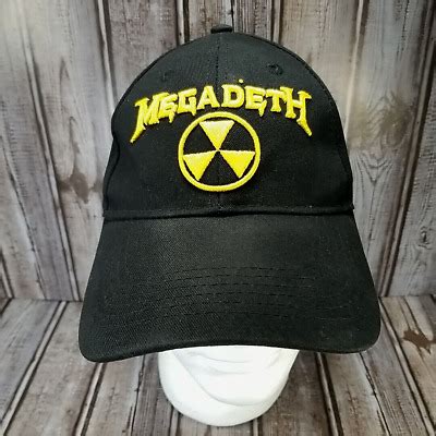 Megadeth Snapback Cap Hat Black Embroidered Logo Officially Licensed