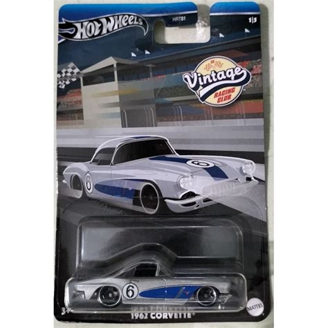Store Minh Chung xe mô hình đồ chơi Hot wheels Vintage racing club 1962 corvette Shopee Việt Nam