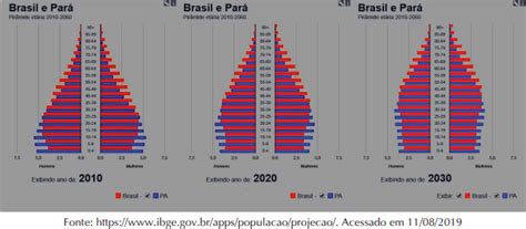 Aio Observe O Grafico Os Graficos Das Piramides Etarias Do