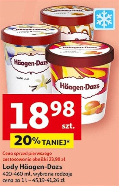 Wszystkie promocje na Häagen dazs Wyszukuj i przeglądaj największe