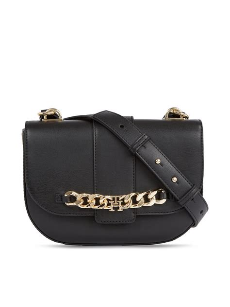 Tommy Hilfiger Handtasche Th Luxe Crossover AW0AW15604 Schwarz Modivo At