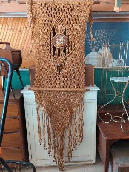 Vintage Macrame Hanging Decor Isabell Auction