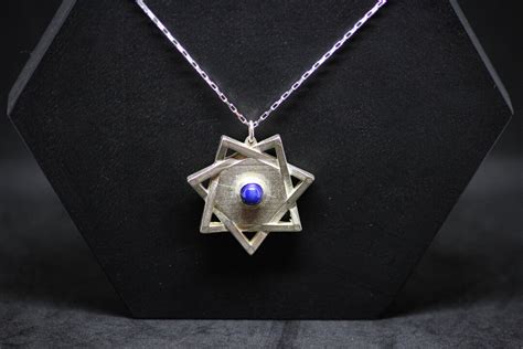 Star Of Babalon Star Sapphire Thelemic Jewelry Thelema Etsy