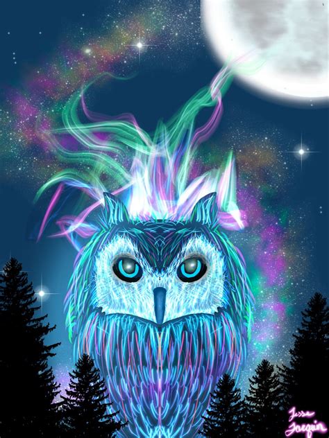 Galaxy Owl Wallpaper Owl Wallpaper Wallpaper Drawings