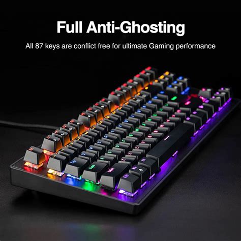 Mechanical Keyboard RK908 Gaming Mechanical Keyboard Wired 87 Keys Keyboard