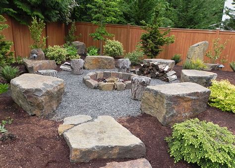 15 Stone Landscaping Ideas - Quiet Corner