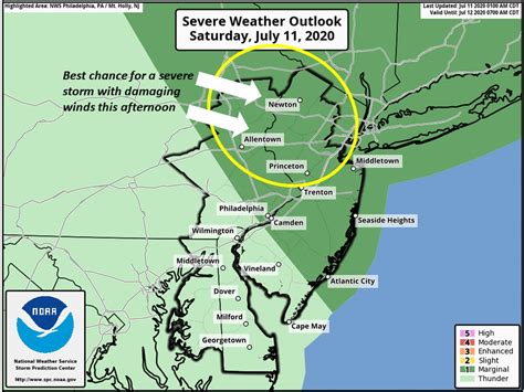 N J Weather Strong Thunderstorms Could Bring More Rain Damaging