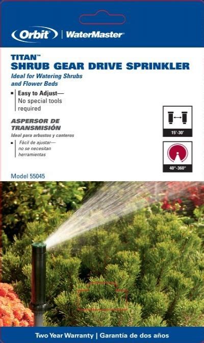 Orbit Watermaster Titan Shrub Gear Drive Irrigation Direct