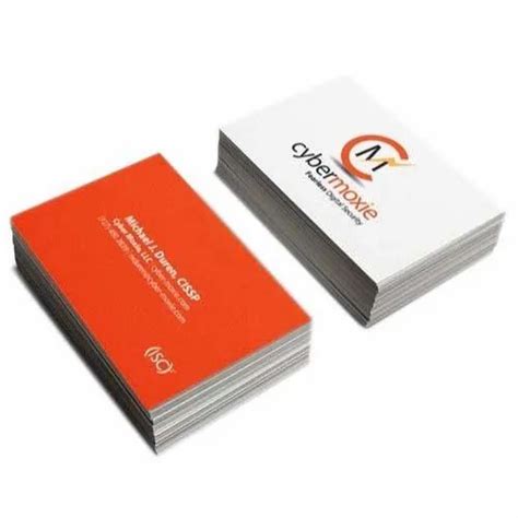 Paper Promotional Business Cards at Rs 4/piece in Zirakpur | ID: 20878579512