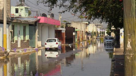 Se Inundan Viviendas De Aguas Negras En Tecamachalco