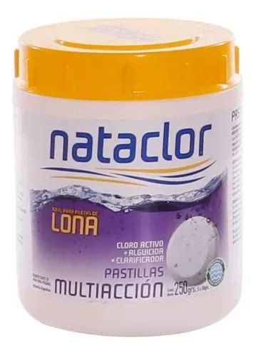 Pastillas Cloro Multiaccion Nataclor Pileta Lona Gr Rex Mercadolibre