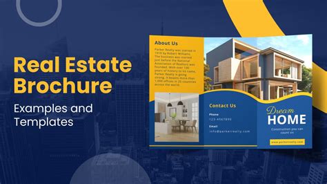 Real Estate Brochure Examples and Templates