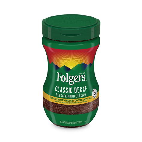 Folgers® Instant Coffee Crystals, Classic Decaf, 8 oz | Massey ...