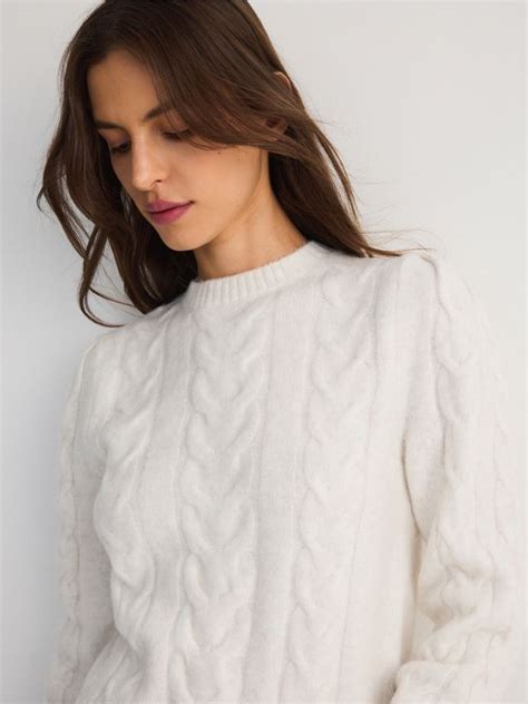 Cable Knit Jumper Color Nude Reserved B M