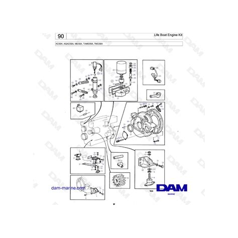 Volvo Penta AD30A AQAD30A MD30A TAMD30A TMD30A Life Boat