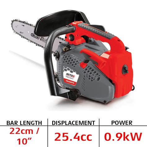 Mitox Cs Tx Premium Top Handle Petrol Chainsaw With Guide Bar