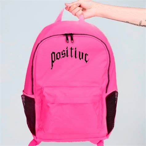 Mochila Positive Bolsa Escolar Trabalho Viagem Mala Faculdade Fut